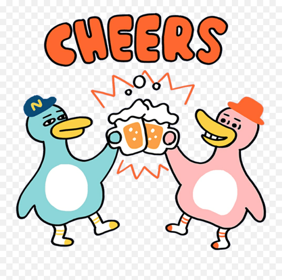 Duck Beer Mochi Kawaii Cute Softbot Png - Cartoon 968x981 Kawaii,Beer Clipart Png
