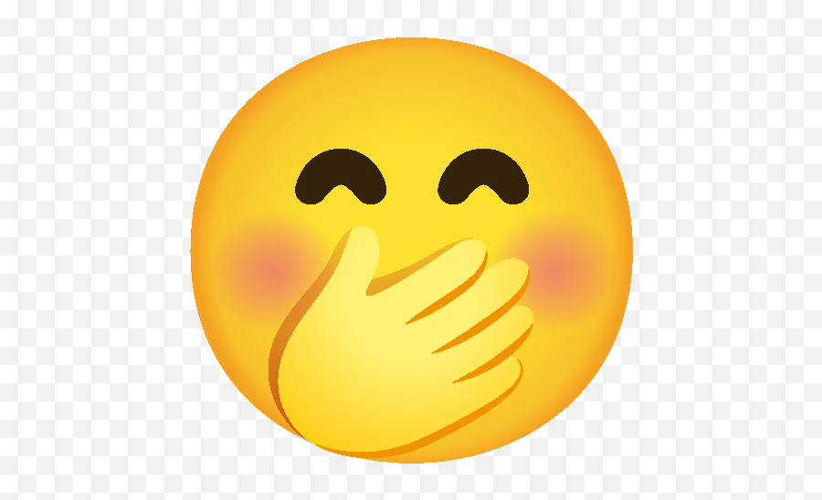 Face With Hand Over Mouth Emoji Whoops - Laughing With Hand Over Mouth Emoji Png,Laughing Emoji Icon