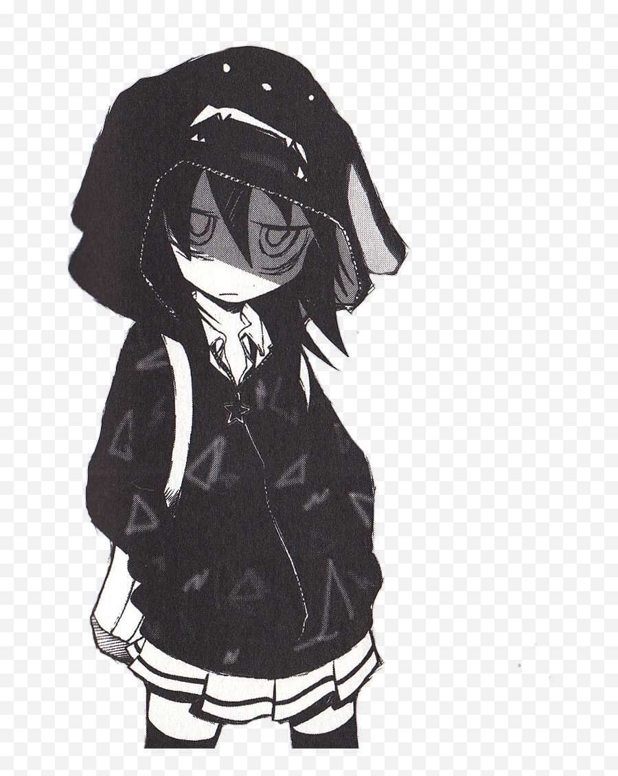 Watamoteangelbeats - Blacklazer Tomoko Black And White Png,Mobogenie Icon