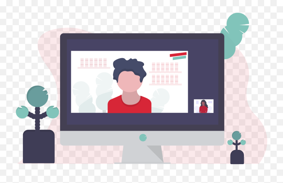 How To Facilitate Online Video Meetings - Virtual Online Meeting Png,Zoom Mute Icon