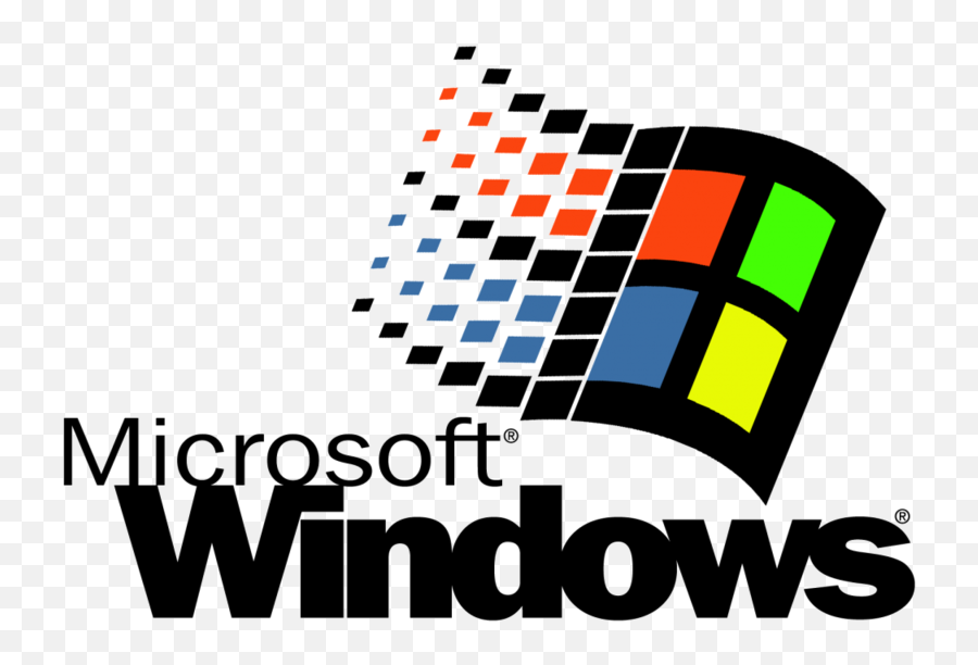 Evoluzione Del Logo Microsoft Windows - Windows 98 Logo Png,Microsoft Logo