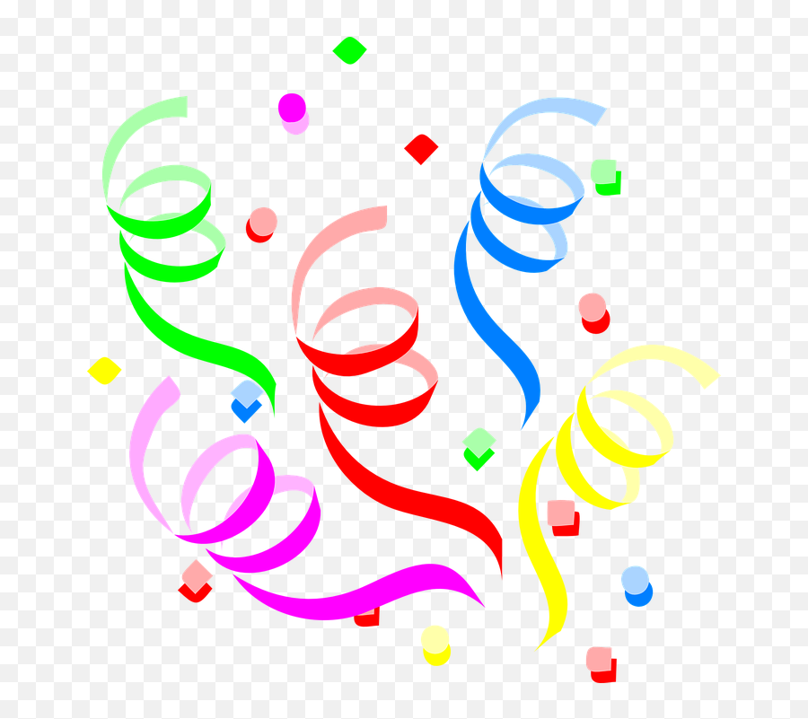 Party Decoration Streamers - Confetti Clipart Png,Party Confetti Png