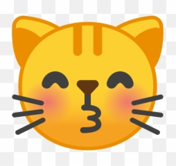 Kissing Cat Face Icon - Emoji Cat Png,Kiss Emoji Png