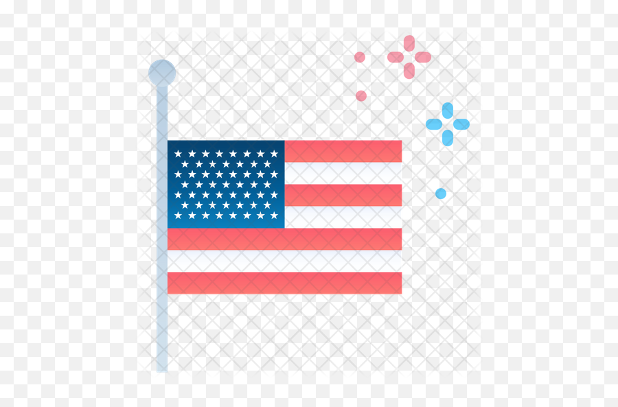 Usa Flag Icon - Flag Of The United States Png,American Flag Waving Png