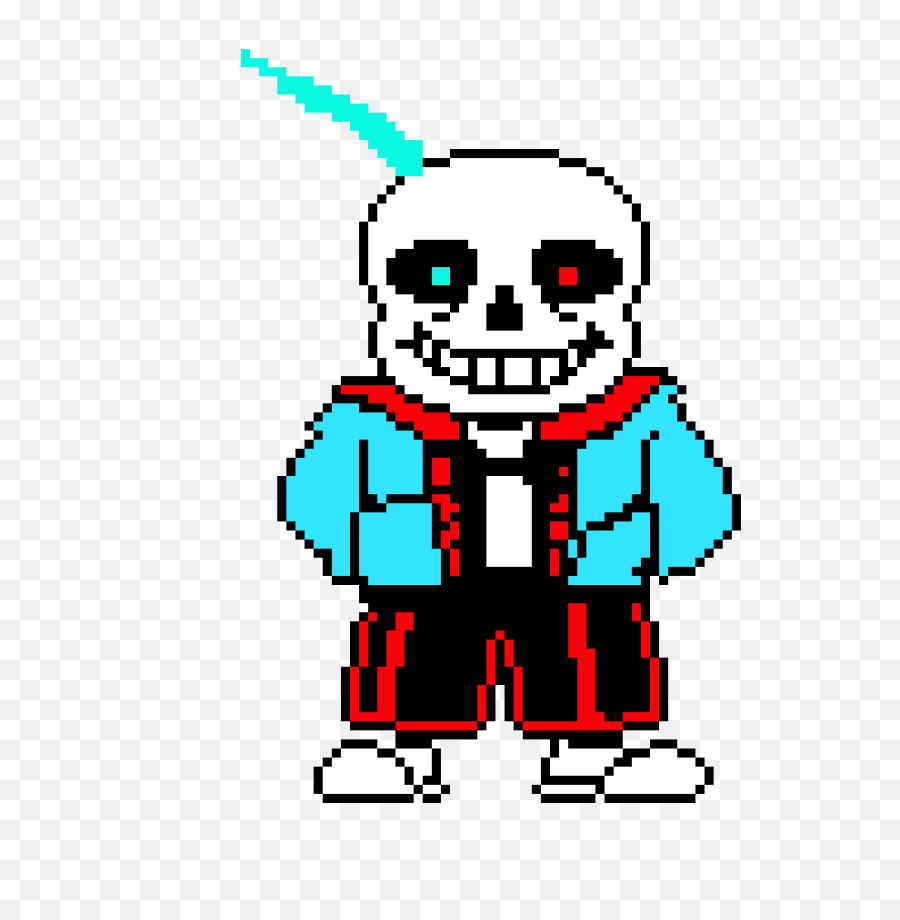 Download Blue Flame Sans - Art Sans Undertale Pixel Fan Storyspin Sans Png,Blue Flame Transparent