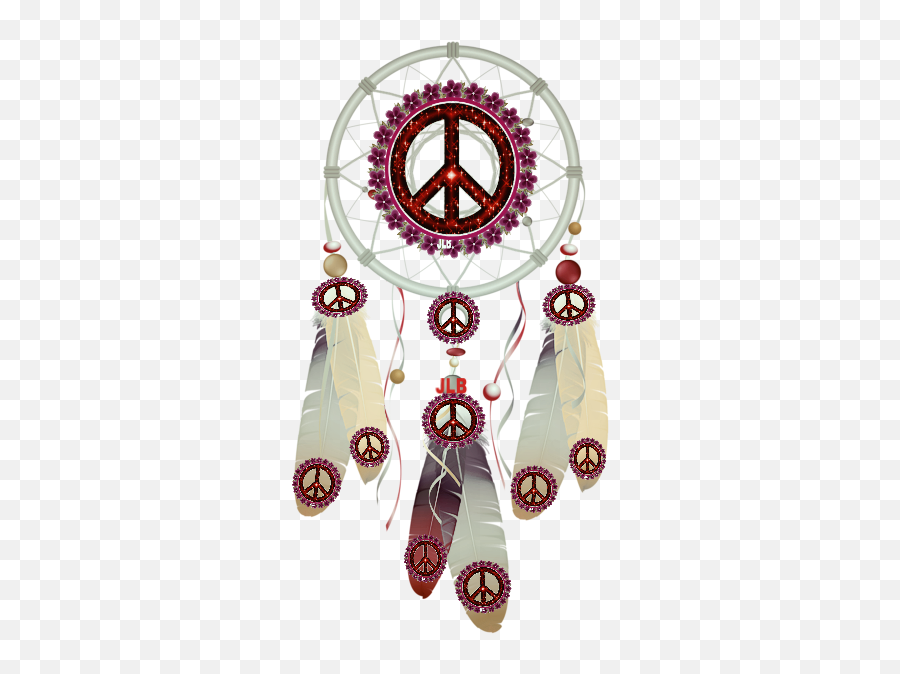 Download Hd Dreamcatcherjlb Hippie Peace Art - Hippie Dreamcatcher Peace Png,Hippie Png