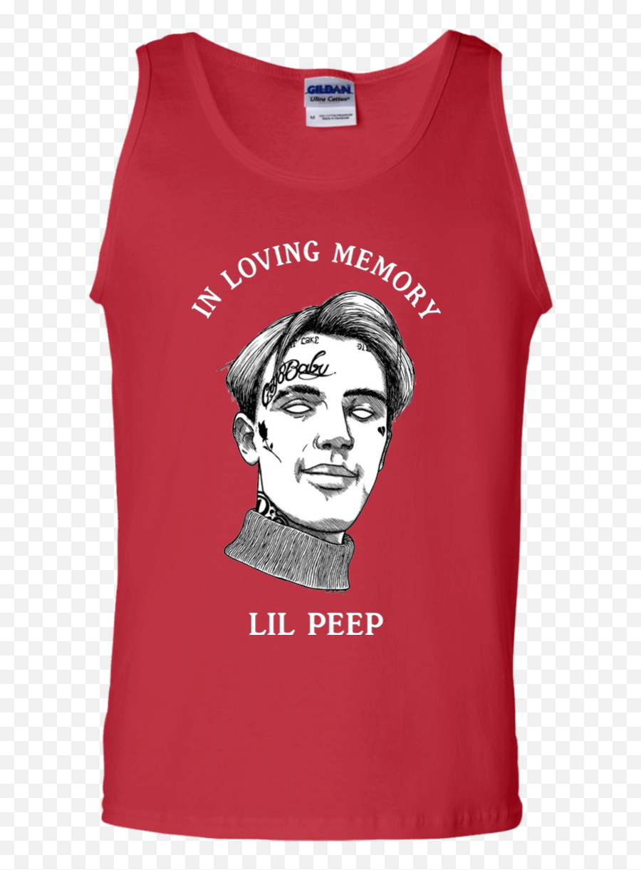 Lil Peep Tank Top In Loving Memory - Fiftieth Birthday T Shirt Funny Png,Lil Peep Png