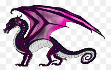 Download Wings Of Fire Rainwing Nightwing Hybrid Png Image