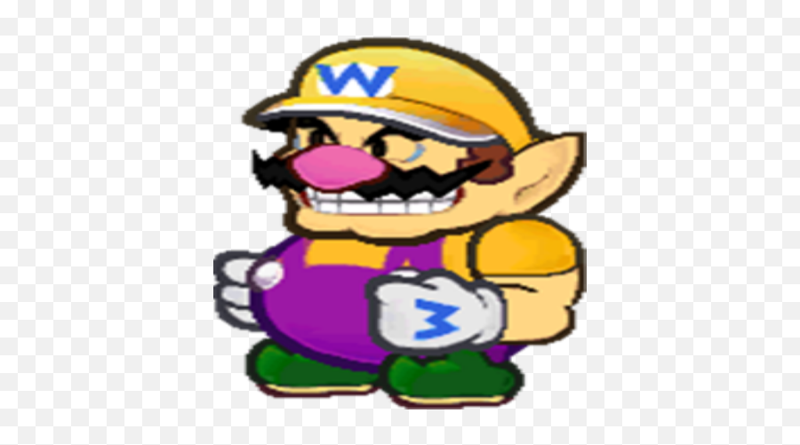 Paper Wario - Roblox Cartoon Png,Wario Png