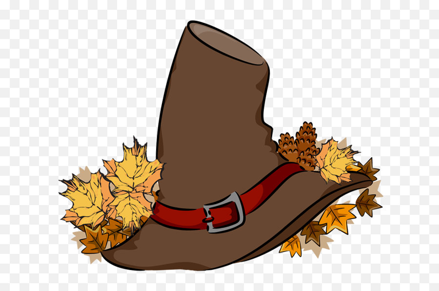 Fox Clipart Png Picture 526131 Brown Transparent - Thanksgiving Hat Clipart,Fox Clipart Png