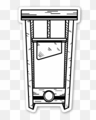 Guillotine - Stickerapp Stickers Guillotina Png,Guillotine Png
