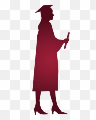 Student Graduation Ceremony Silhouette Square Academic Cap - Ponce De Leon Inlet Lighthouse Museum png
