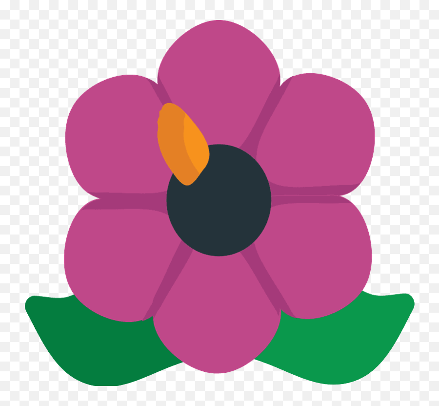 Hibiscus Emoji Clipart Free Download Transparent Png - Hibiscus Transparent Png Emoji,Sunflower Emoji Transparent