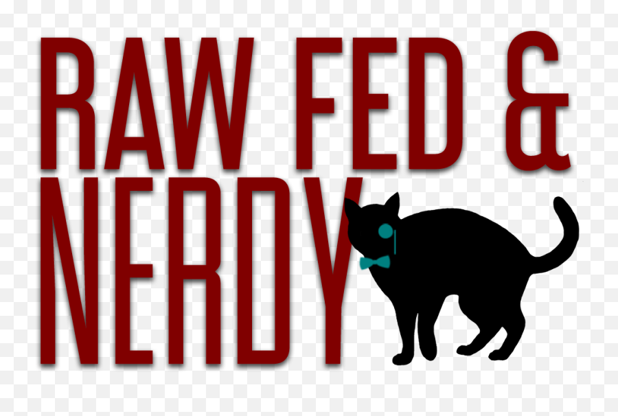 Cat Logo U2013 Raw Fed And Nerdy - Cat Grabs Treat Png,Cat Logo