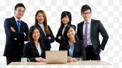 Download Our Recruitment Team Runs - Professional Office Staff Png