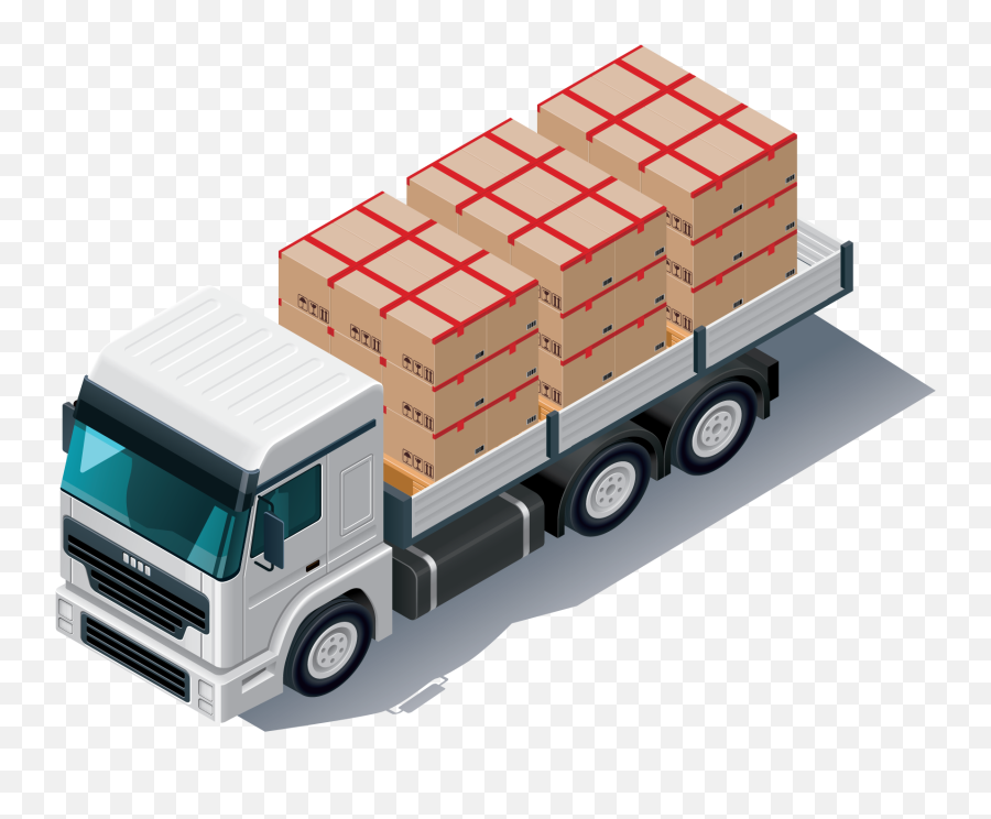 Pickup Truck Cargo Semi - Cargo Png,Semi Truck Png
