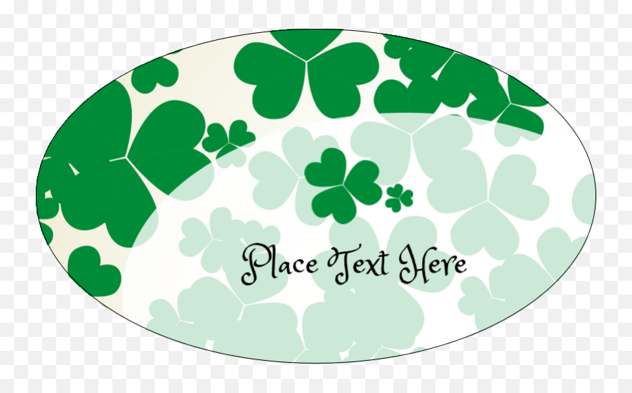 Background Predesigned Template - Shamrock Png,Shamrock Transparent Background