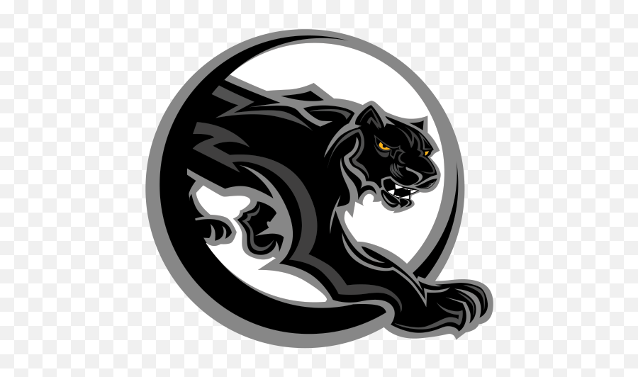 Printed Vinyl Black Panther In Circle Stickers Factory - Escudos Dos Times De Jundiaí Png,Black Panther Logo