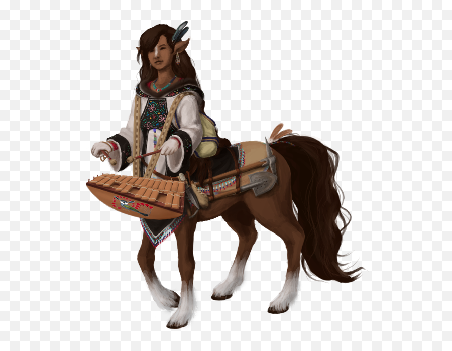 Oc Napatariaq The Centaur Bard Dnd - Mane Png,Centaur Png - free ...