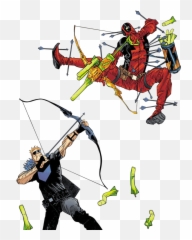 Hawkeye Deadpool Wallpapers - Top Free Hawkeye Deadpool Hawkeye Vs Deadpool Comic Png,Avenger Logo Wallpaper
