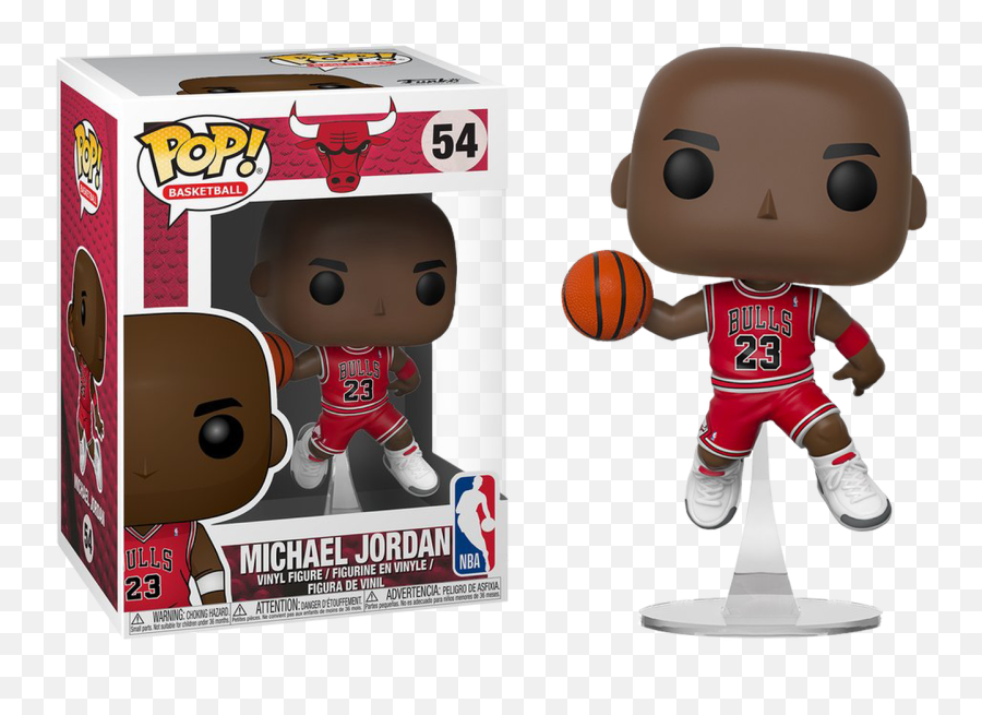 Nba Basketball - Michael Jordan Chicago Bulls Pop Vinyl Funko Pop Michael Jordan Png,Chicago Bulls Png