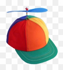Kid Hat With Propeller Png Image - Hat With Spinner On Top,Propeller Hat Png