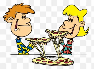 Eating Clipart Pizza - Png