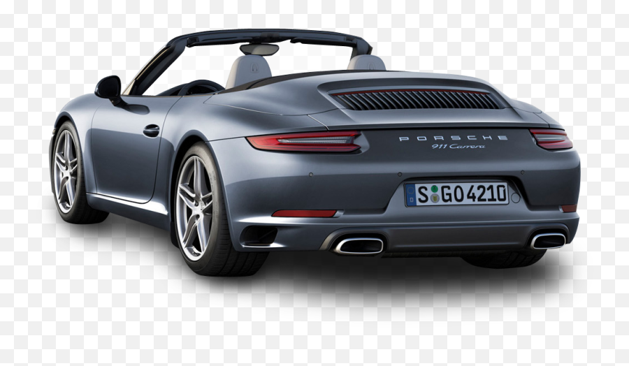 Porsche Car Png Transparent Background - Transparent Back Of Car,Luxury Car Png