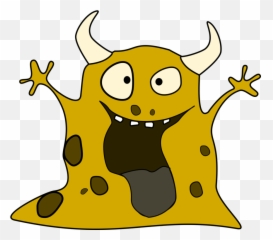 Artwork Yellow Line Png Clipart - Cartoon Alien