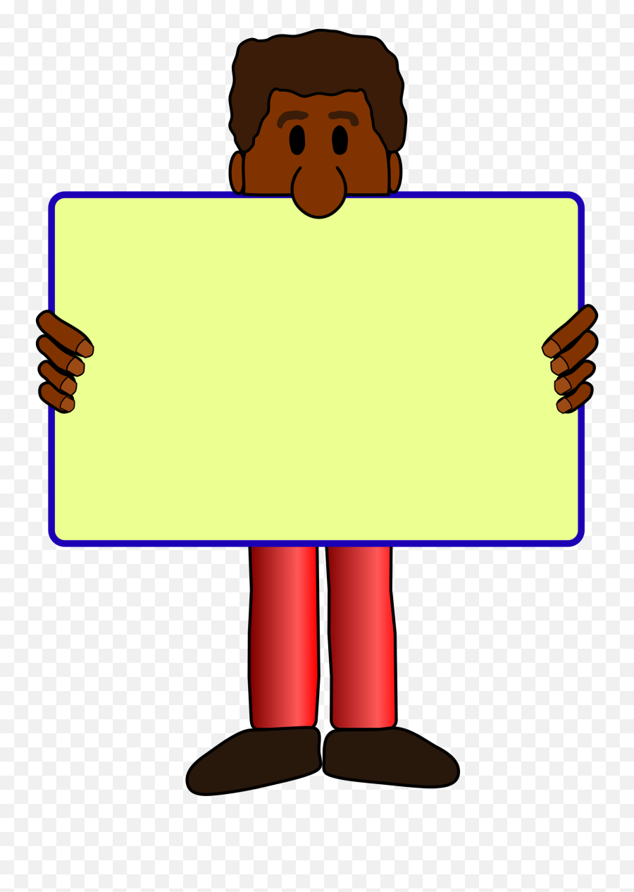 Free Shy Man Cliparts Download - Man In Sign Png,Shy Guy Png