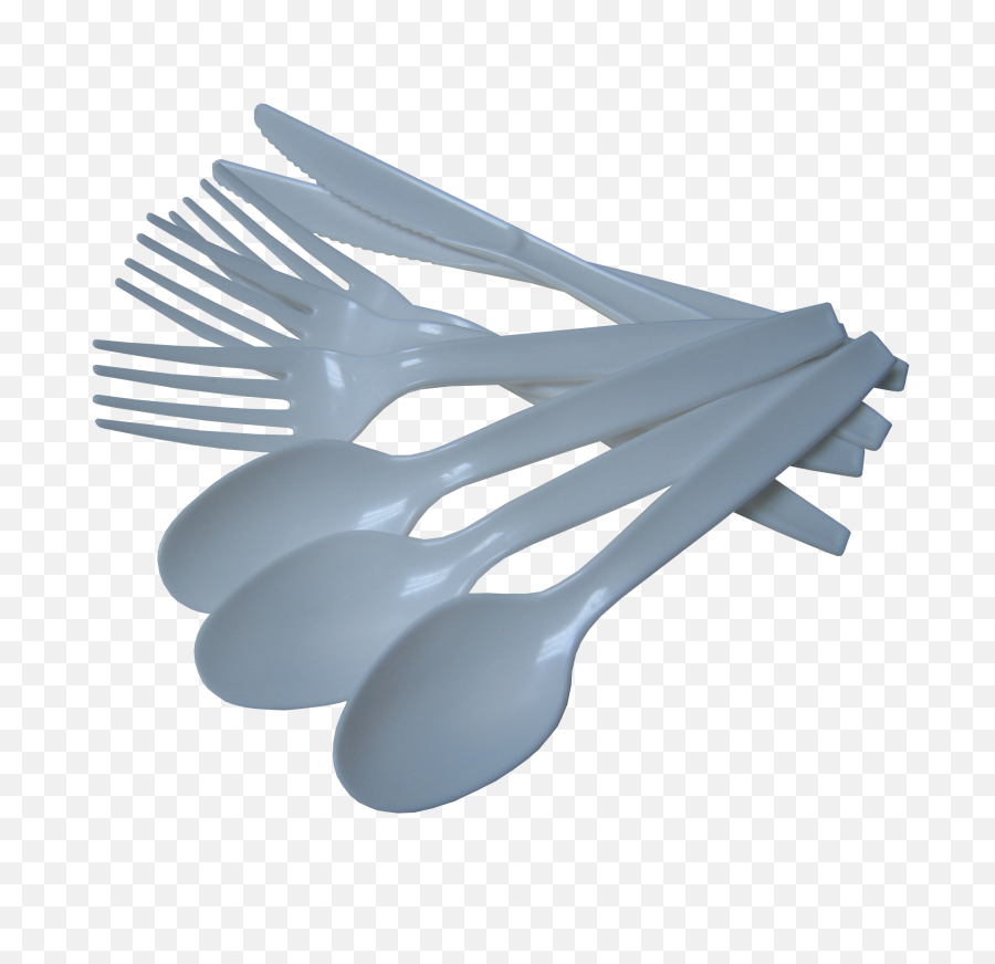 File - Plastic Utensils No Background Png,Spoon And Fork Png