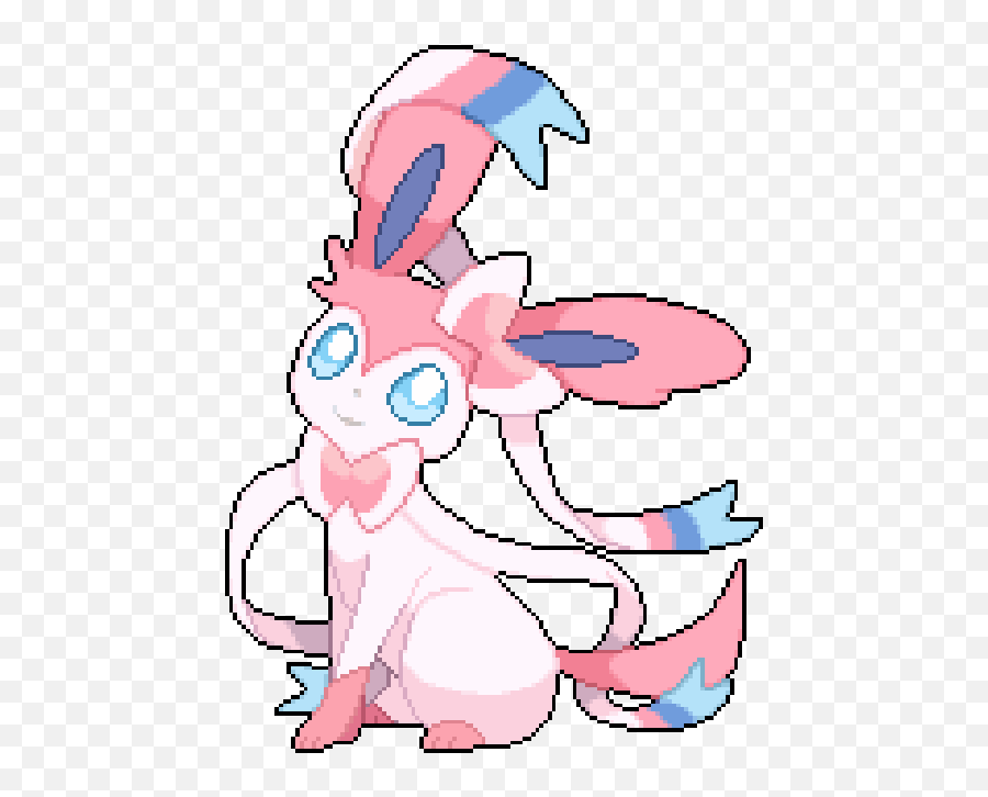 Animated Gif About Pokemon In Pokémon By Merry W - Cute Sylveon Pixel Art Png,Pokemon Gif Png