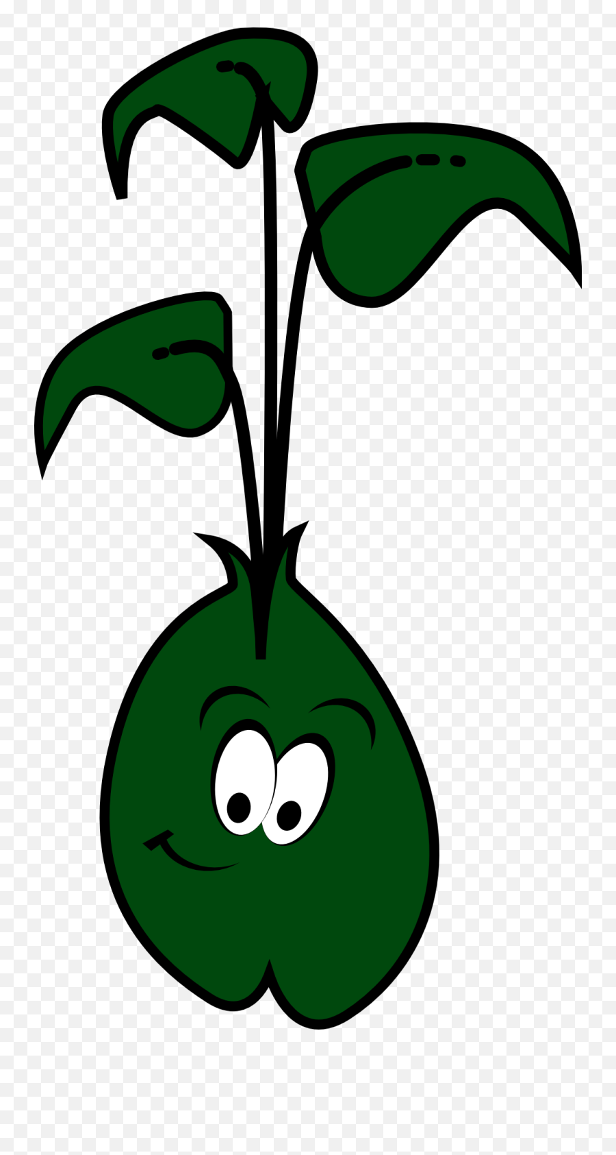 Bean Sprout Character Clip Art - Vector Clip Coffee Bean Sprout Cartoon Png,Sprout Png