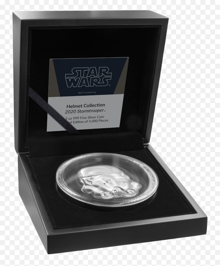 Stormtrooper - Helmet 2 Oz Emkcom Dark Vador Silver Coin 2020 Png,Stormtrooper Helmet Png