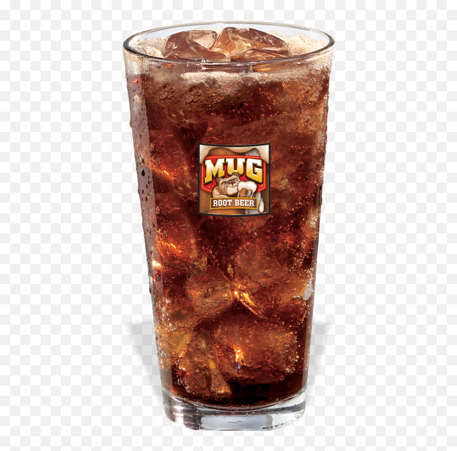 Glass Of Mug Root Beer - Mug Root Beer Glass Full Size Png Diet Coke In A Glass,Mug Root Beer Logo