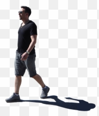 People Walking Dog Png - Urban People Guy 18 Standing Walking Sport Png