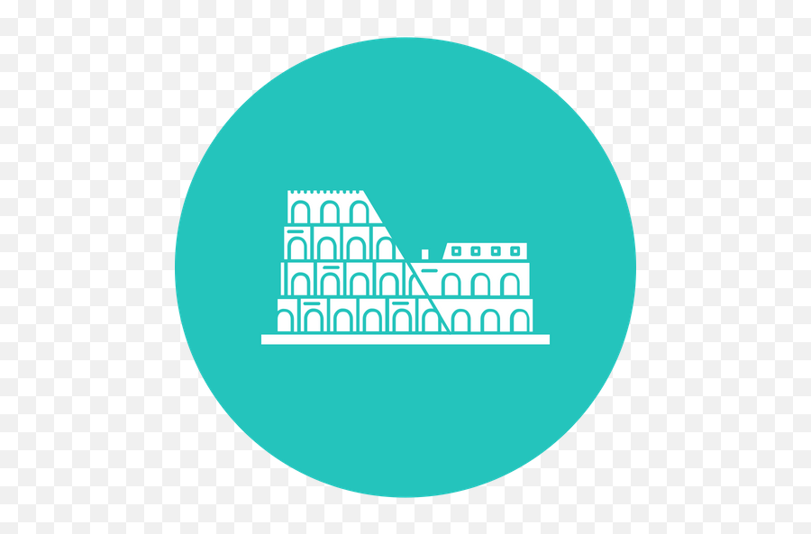 Free Colosseum Icon Of Glyph Style - Seven Wonders Of The World Icons Png,The Colosseum: An Icon
