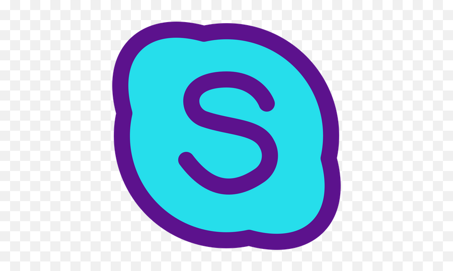 Skype Icon Of Colored Outline Style - Brixton Png,Skype Circle Icon