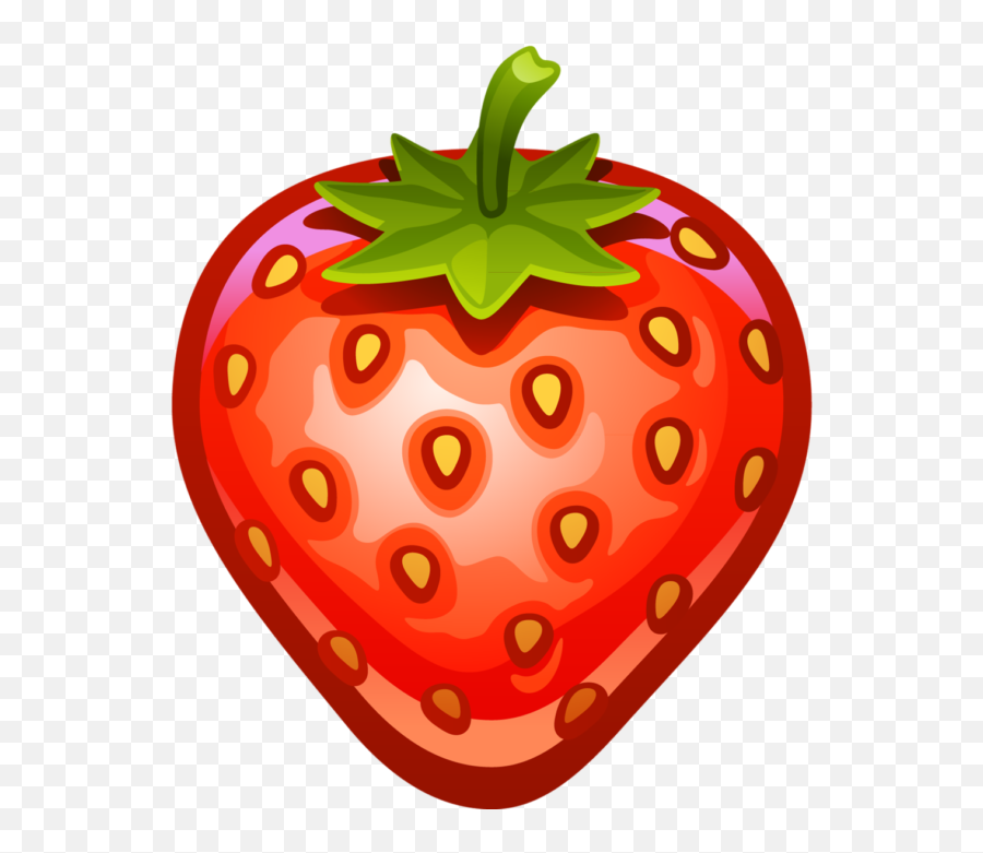 Strawberry Icon Sticker In Png Format - Cartoon Strawberry Clipart Png,Strawberry Icon