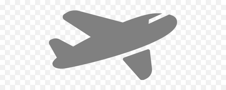Gray Airplane 11 Icon - Free Gray Airplane Icons Vector Airplane Icon Png,Cars With Wing Icon