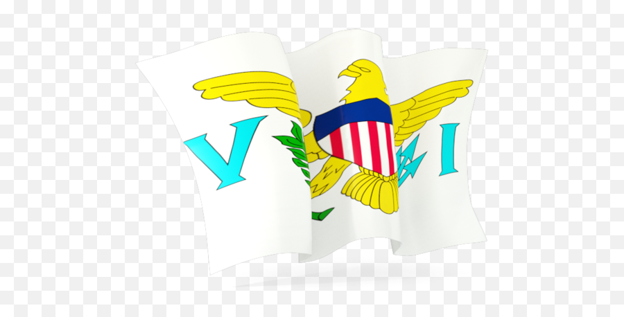 Waving Flag Illustration Of Virgin Islands The - Virgin Islands Waving Flag Png,Us Flag Icon