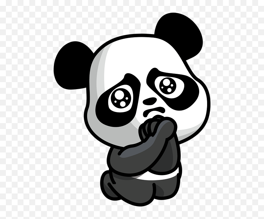 Panda Cartoon Cute - Free Image On Pixabay Gambar Gambar Lucu Kartun Png,Cute Panda Png