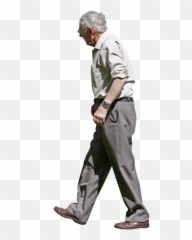 Elderly Man Walking Highways Agencycc - Attribution People Old Man Walking Png