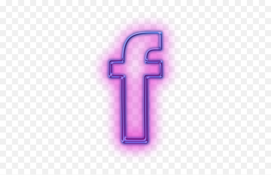 Facebook Face Icon - Neon Facebook Logo Png,Facebook Image Png