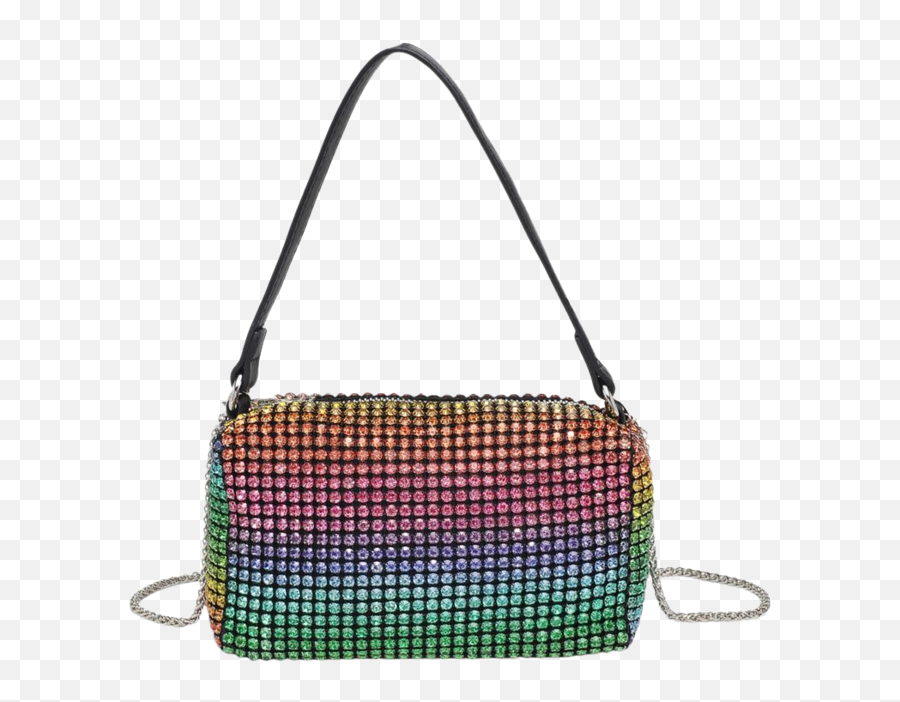 Small Rainbow Crystal Shoulder Bag - 100 Exclusive Camarões Potiguar Png,Icon Mesh Styling Cream
