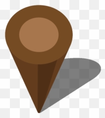 Location Map Pin Brown7 - Icon Png Clipart