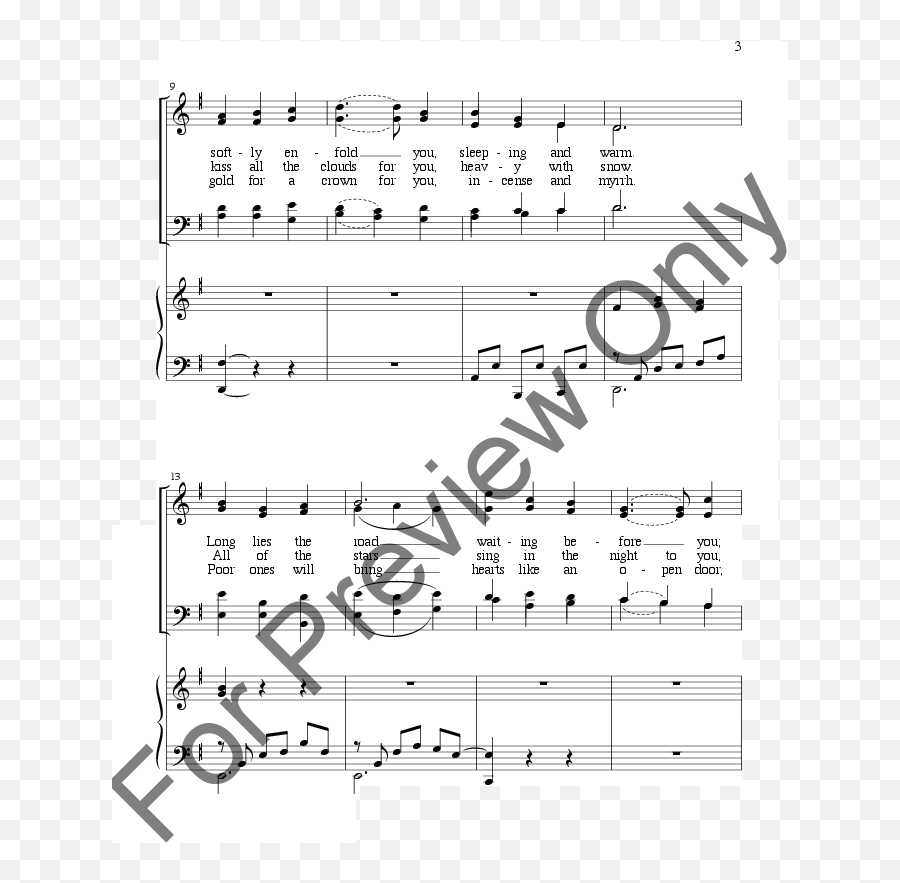 Willow Tree Carol Satb By Gerald Custer Jw Pepper - Dot Png,Willow Tree Icon