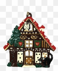 Candy Gingerbread House - Decorative png