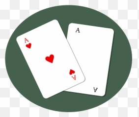 Download One Two Heart Game Cards Aces - Playing png