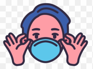 Take Off Hygienic Mask Adviser Man Covid Coronavirus - Mask Man Icon Png